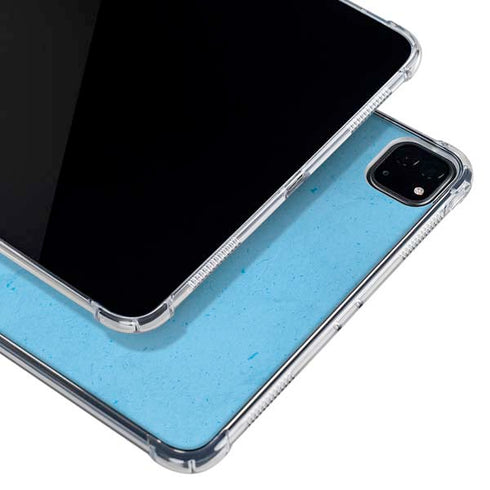 NHL Utah Mammoth Distressed Blue iPad Pro 12.9in (2020) Clear Case